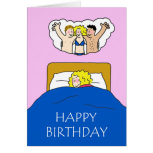 Happy Birthday Bedroom Fantasy Humour for Her