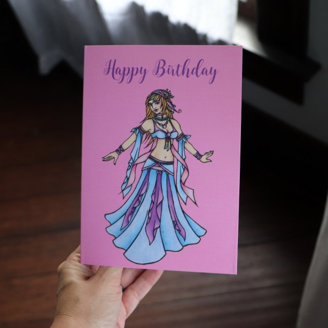 Happy Birthday  Belly Dance card (Creator Uploaded)