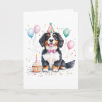 Happy Birthday Bernese Mountain Dog