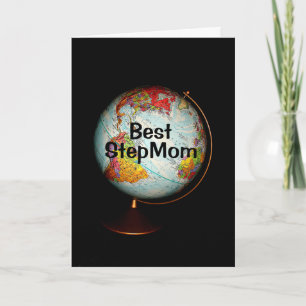 Happy Birthday Best Step Mom On Earth! Card