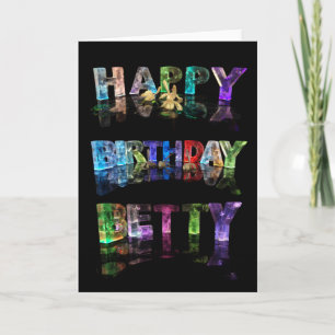 Happy Birthday Betty Card