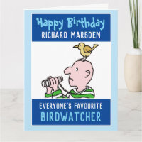 Happy Birthday Birdwatcher or Birder