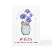 Happy Birthday Birth Month Flower Morning Glory