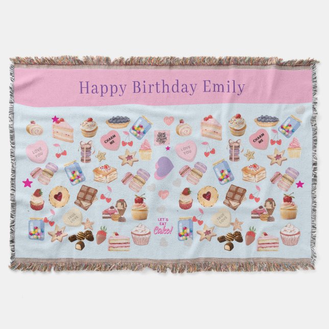 Happy Birthday Blanket  (Front)