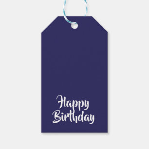 Happy Birthday Blue #26235C Gift Tags