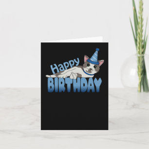 Happy Birthday - Blue  Card