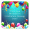 Happy Birthday - Blue Coloured Balloons - Customiz