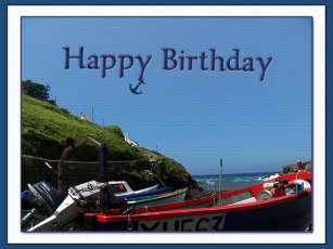 boating birthday cards zazzle