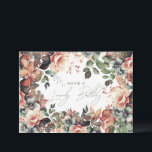 Happy Birthday Bohemian Garden Floral Card<br><div class="desc">A modern and beautiful birthday card featuring a romantic garden floral design. Perfect for any age birthday.</div>