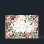 Happy Birthday Bohemian Garden Floral Card<br><div class="desc">A modern and beautiful birthday card featuring a romantic garden floral design. Perfect for any age birthday.</div>