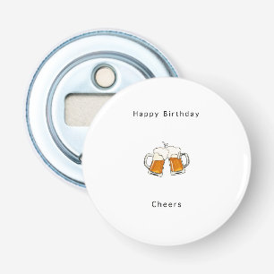Happy Birthday bottle opener, Cheers beer Opener