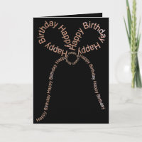 Happy BIrthday Bow Greeting