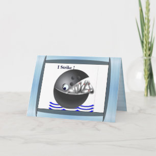 Happy Birthday Bowling Card