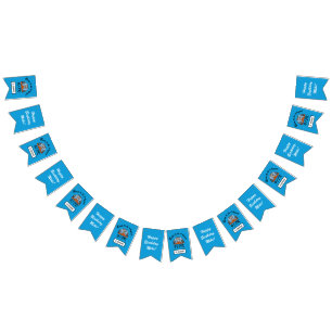 Happy Birthday Boy Racing Car Bunting Flags