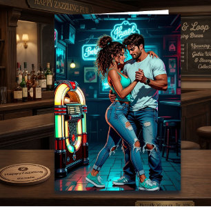 Happy Birthday   Boyfriend Girlfriend Romantic Card