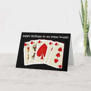 Happy Birthday bridge card playing cards poker