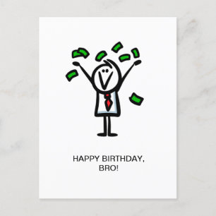 Happy Birthday, bro! Postcard