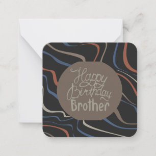 Happy Birthday Brother Card
