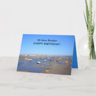 Happy Birthday brother Card