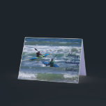 Happy Birthday Brother/Friend_Card Card<br><div class="desc">Two guys hitting the waves. great card for a brother,  dad,  friend for any occasion. by Elenne Boothe</div>