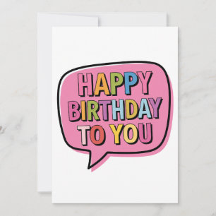 Happy Birthday Bubble