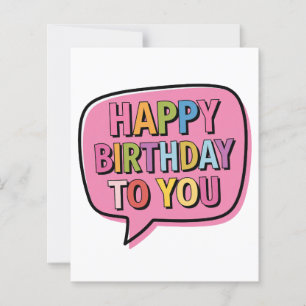 Happy Birthday Bubble