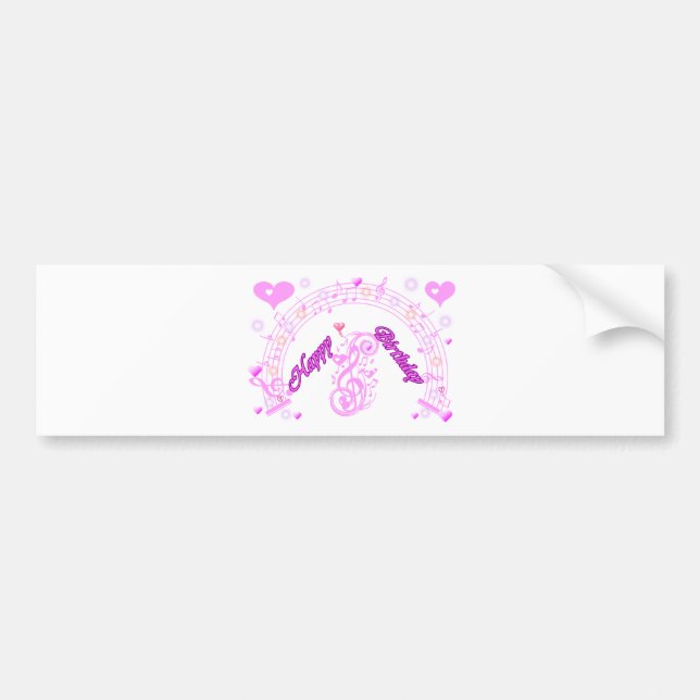 Happy Birthday_ Bumper Sticker (Front)