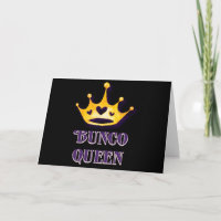 Happy Birthday Bunco Queen Friend Modern