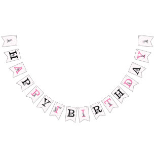 Happy Birthday Bunting Flags