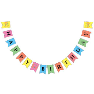 Happy Birthday Bunting Flags