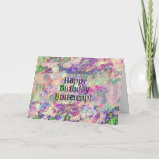 Happy Birthday Buttercup! Card