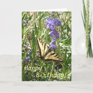 Happy Birthday Butterfly Card