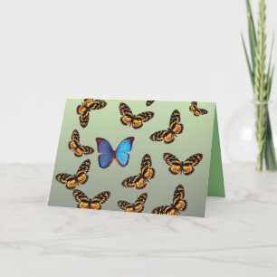 Happy Birthday Butterfly Card