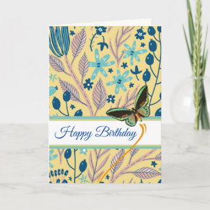 Happy Birthday Butterfly Dreams Take Flight Card