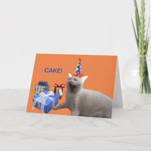Happy Birthday CAKE Card
