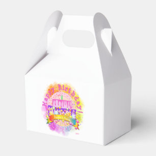 Happy Birthday Cake Favour Box with Name- HAMbWG