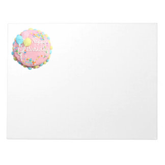 Happy Birthday Cake Notepad