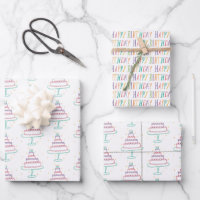 Happy Birthday Cakes Cute Charming Pattern Gift