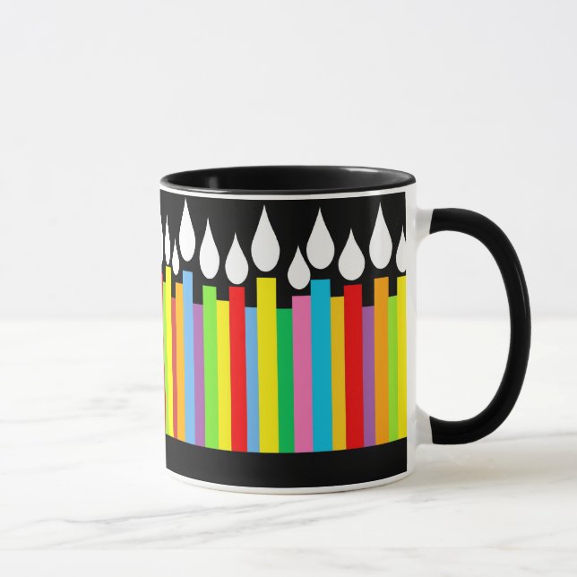 Happy Birthday Candles Mug (Right)
