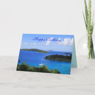 Happy Birthday, Caneel Bay, St. John, U.S.V.I. Card