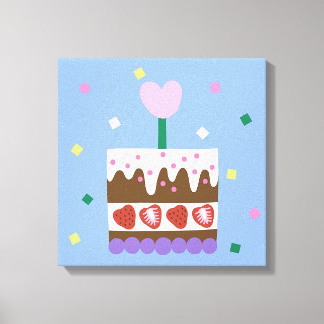 HAPPY BIRTHDAY Canvas Print (Front)