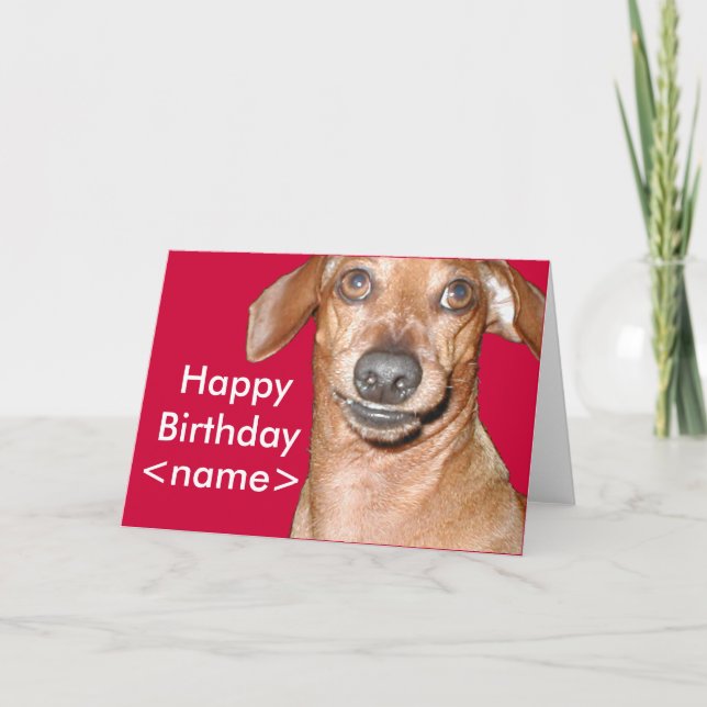 Happy Birthday Card (Front)