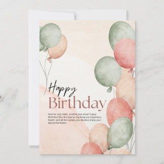 Happy Birthday card