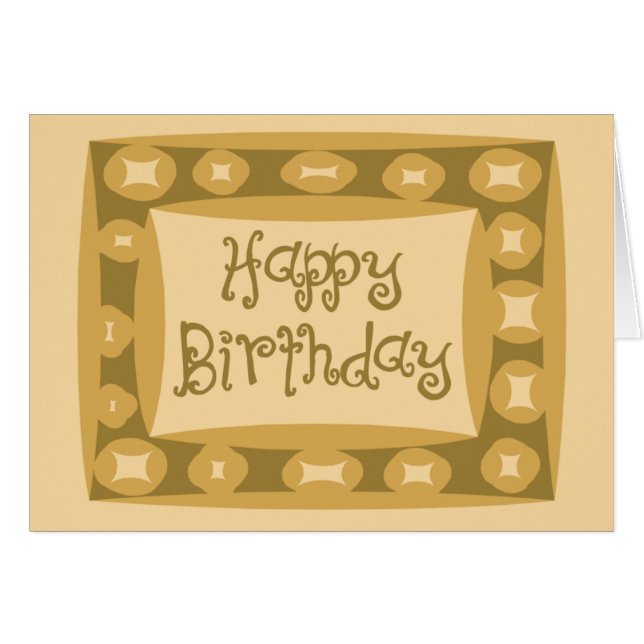 Happy Birthday Card (Front Horizontal)