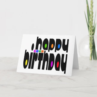 Happy birthday card
