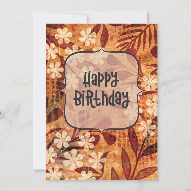 Happy Birthday card (Front)