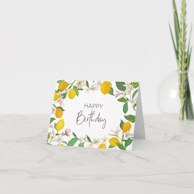 Happy Birthday Card (Front)