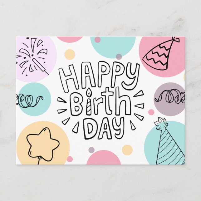 Happy birthday Card (Front)
