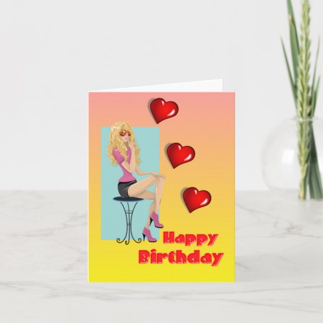 Happy birthday card (Front)