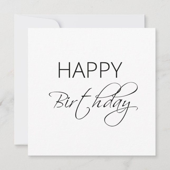 Happy birthday card (Front)